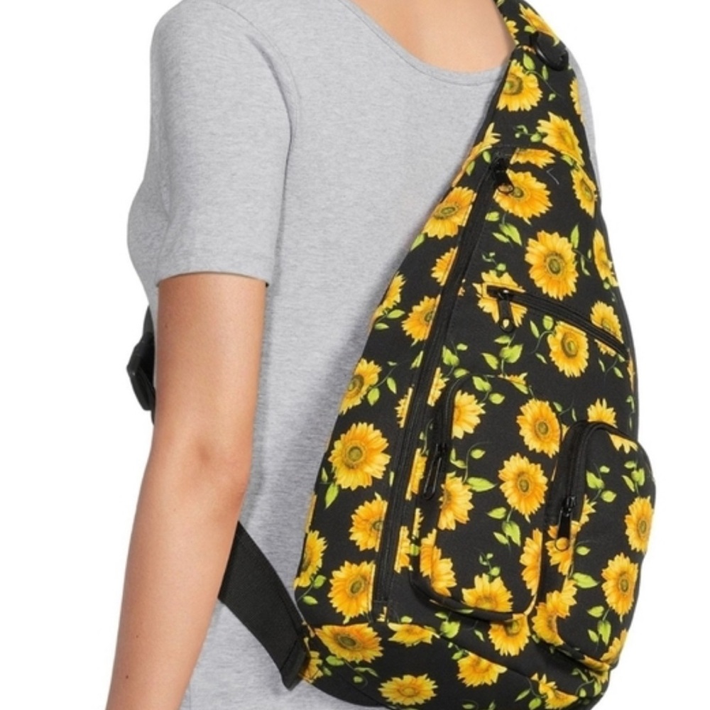No Boundries 5 pocket sunflower backpack/sling style - Picture 3 of 5